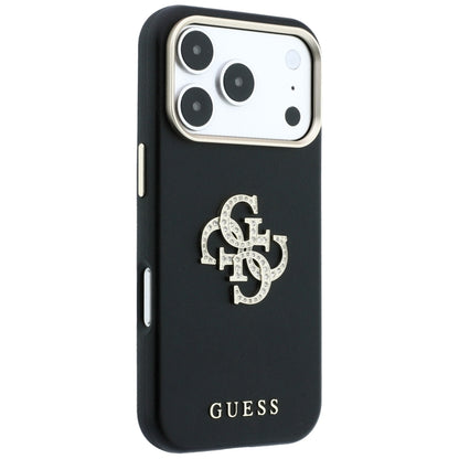 Hard Case Guess Smooth Big Strass Logo for Apple iPhone 18 Pro Max / 17 Pro Max, Black_3