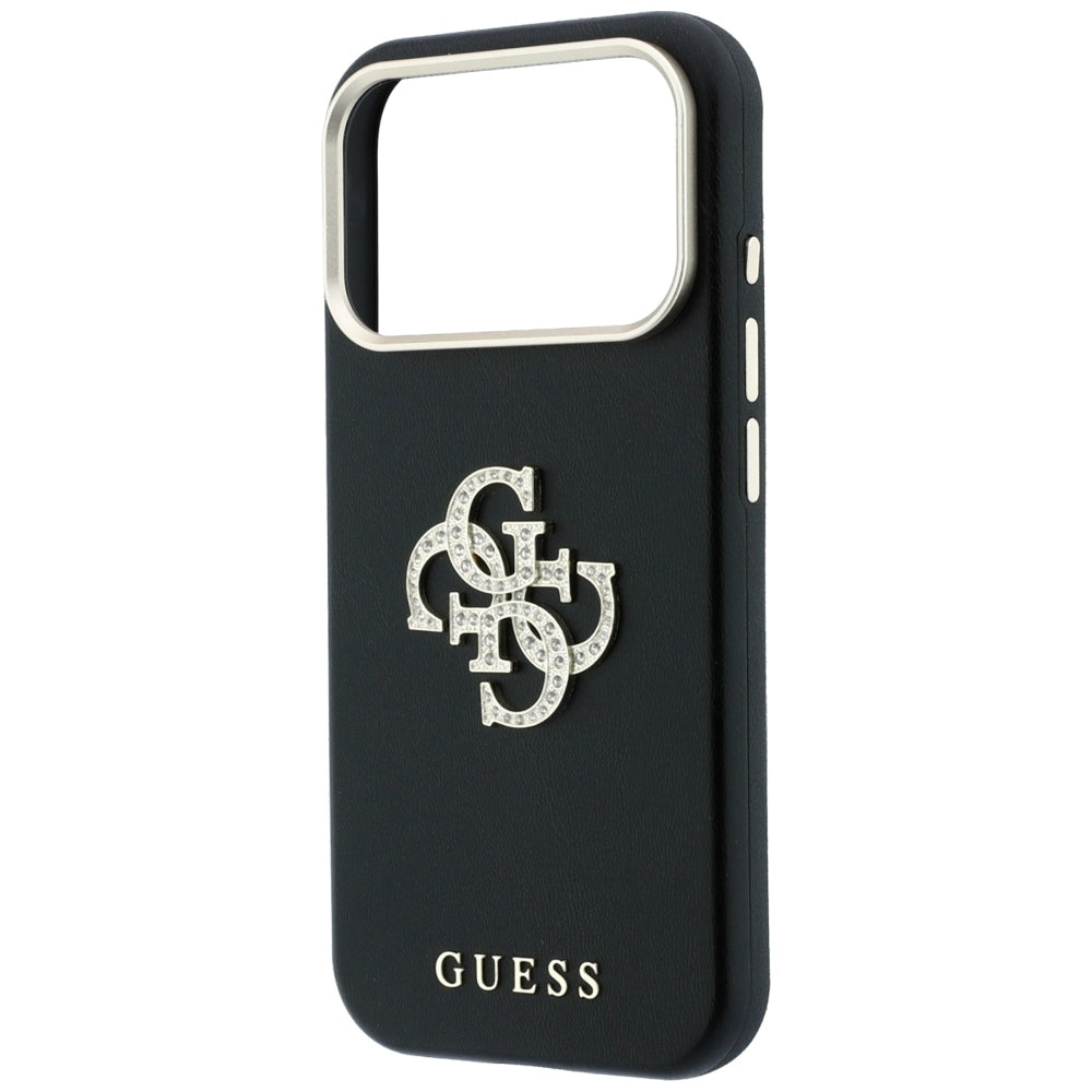 Hard Case Guess Smooth Big Strass Logo for Apple iPhone 18 Pro Max / 17 Pro Max, Black_5