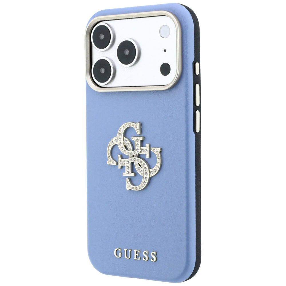 Guess Smooth &amp; Big Strass Logo Case for iPhone 18 Pro Max / 17 Pro Max - Blue_1