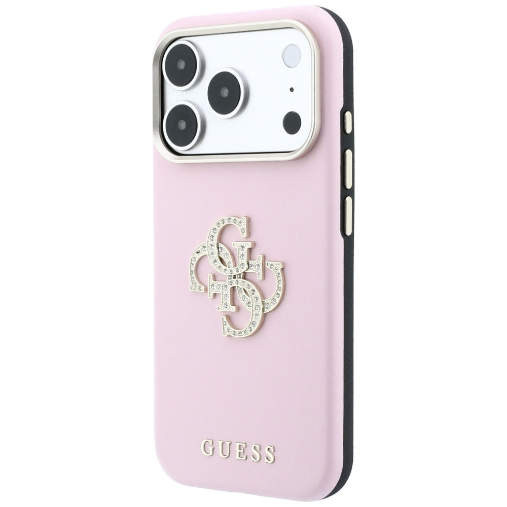 Guess Smooth &amp; Big Strass Logo Case for iPhone 18 Pro Max / 17 Pro Max - Pink_1