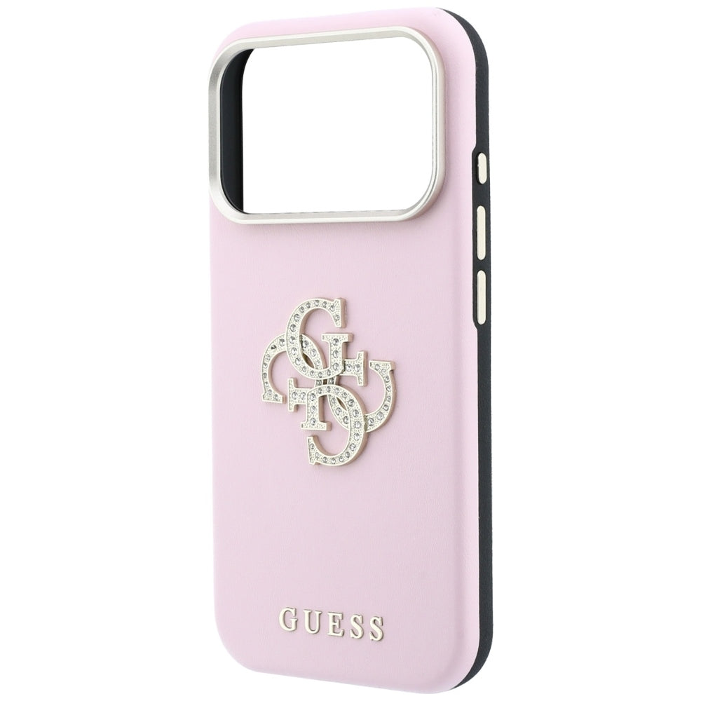 Guess Smooth &amp; Big Strass Logo Case for iPhone 18 Pro Max / 17 Pro Max - Pink_5