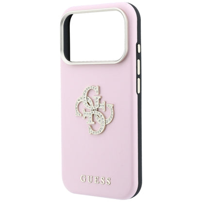 Guess Smooth &amp; Big Strass Logo Case for iPhone 18 Pro Max / 17 Pro Max - Pink_5