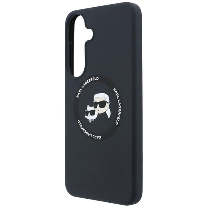Hard Case Karl Lagerfeld Karl & Choupette Head's with MagSafe for Samsung Galaxy S26 FE S741, Black_5