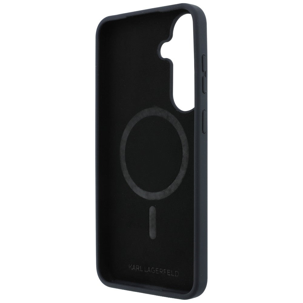 Hard Case Karl Lagerfeld Karl & Choupette Head's with MagSafe for Samsung Galaxy S26 FE S741, Black_6