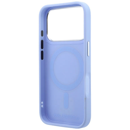 Hard Case Karl Lagerfeld Ring Stand 360 Karl Pin with MagSafe for Apple iPhone 18 Pro / 17 Pro, Light Blue_6