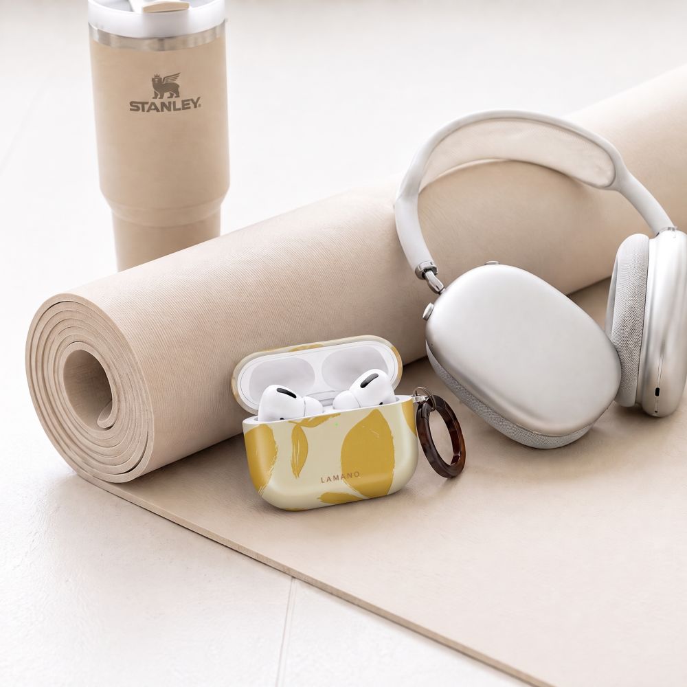 Lamano Tech-Protect Case for AirPods Pro 3 - Yellow and White_6