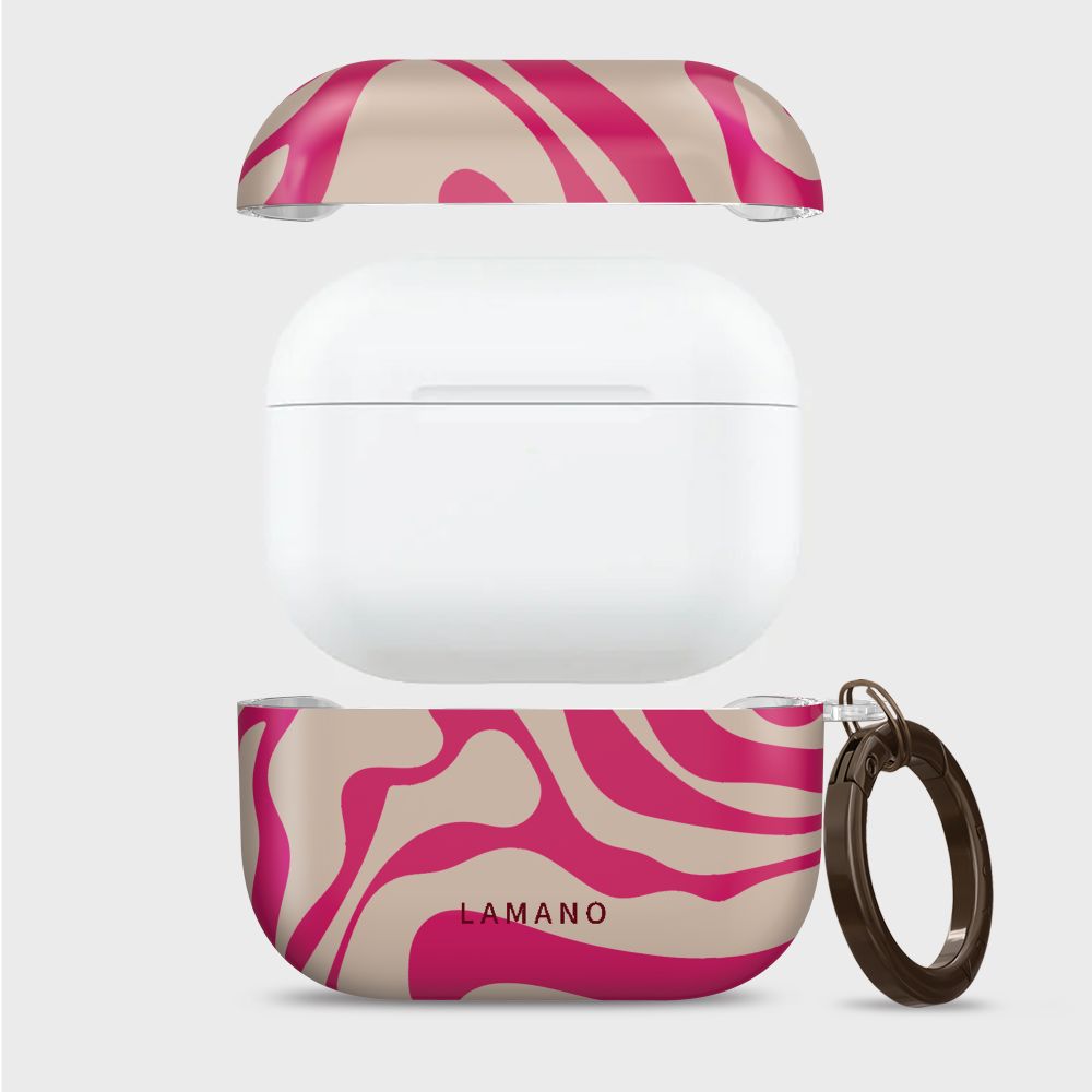 Lamano Tech-Protect Case for AirPods Pro 3 - Pink and Beige_4