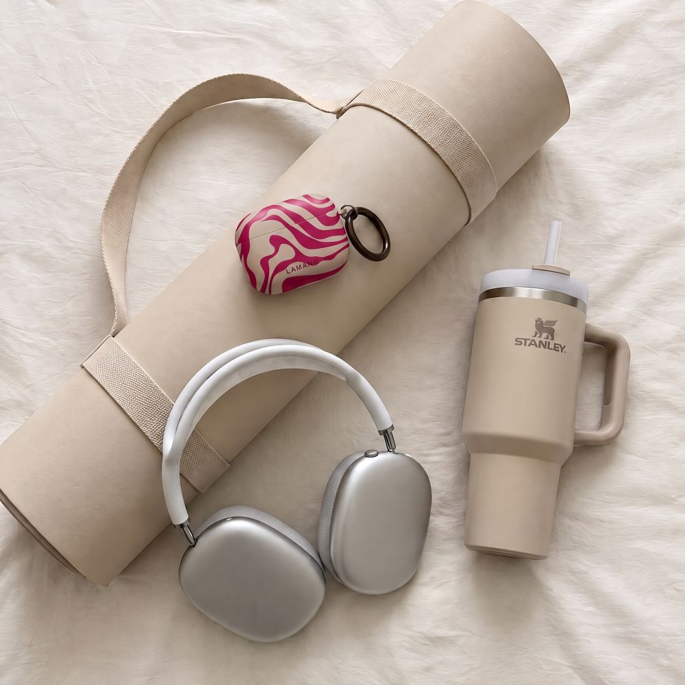 Lamano Tech-Protect Case for AirPods Pro 3 - Pink and Beige_5