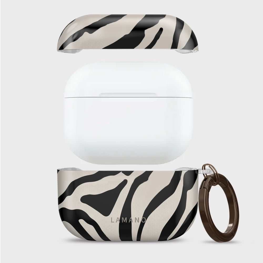 Tech-Protect Lamano case for AirPods Pro 3 - black and beige_4