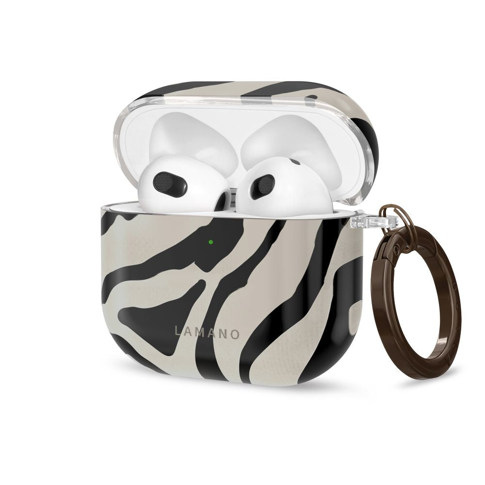 Tech-Protect Lamano case for AirPods 4 / 5 - black and beige_0