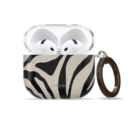 Tech-Protect Lamano case for AirPods 4 / 5 - black and beige_1