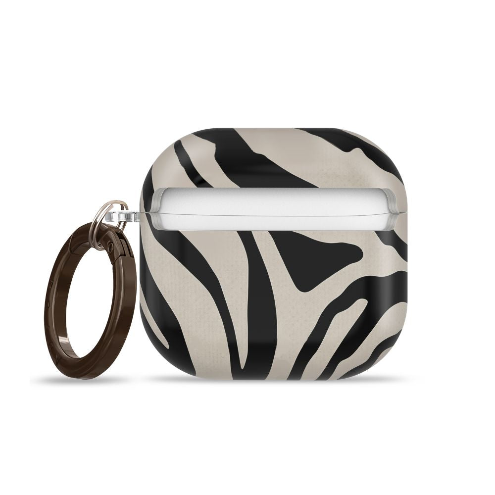 Tech-Protect Lamano case for AirPods 4 / 5 - black and beige_3