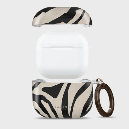 Tech-Protect Lamano case for AirPods 4 / 5 - black and beige_4