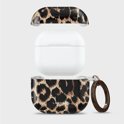 Tech-Protect Lamano case for AirPods 4 / 5 - black and brown_4