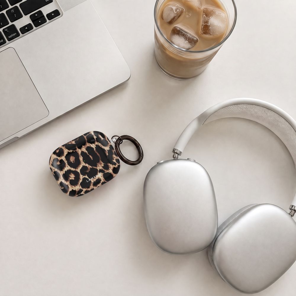 Tech-Protect Lamano case for AirPods 4 / 5 - black and brown_6