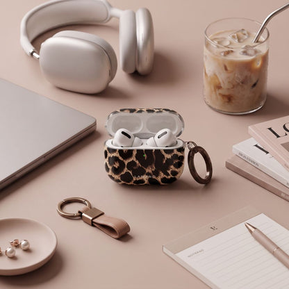 Tech-Protect Lamano case for AirPods 4 / 5 - black and brown_7