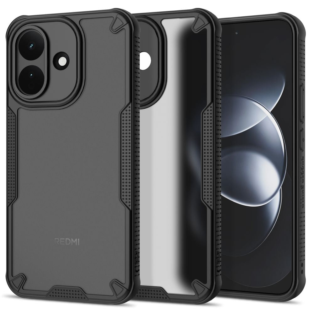 Tech-Protect Rugged Shield Case for Xiaomi Redmi Note 17 Pro 5G - Matte Black_0