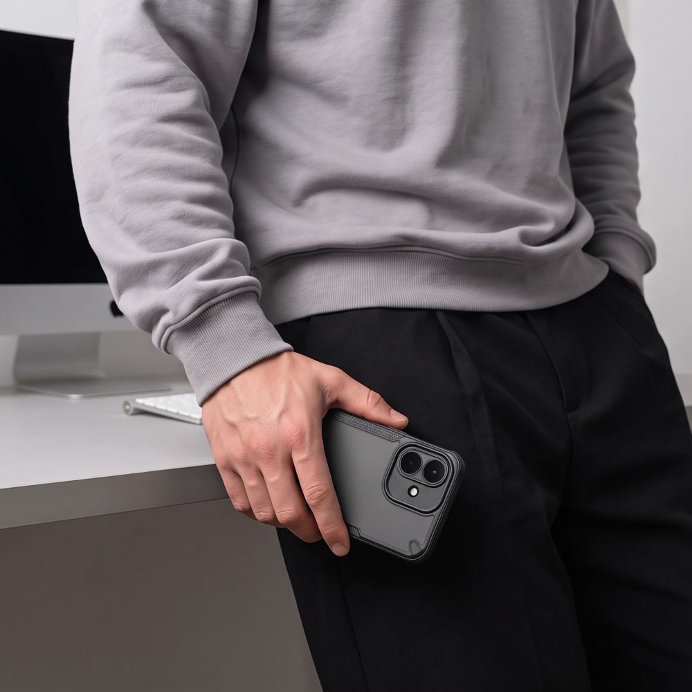 Tech-Protect Rugged Shield Case for Xiaomi Redmi Note 17 Pro 5G - Matte Black_5