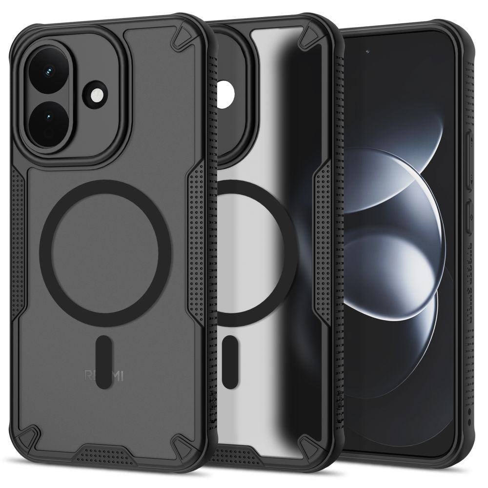 Tech-Protect Rugged Shield MagSafe Case for Xiaomi Redmi Note 17 Pro 5G - Matte Black_0