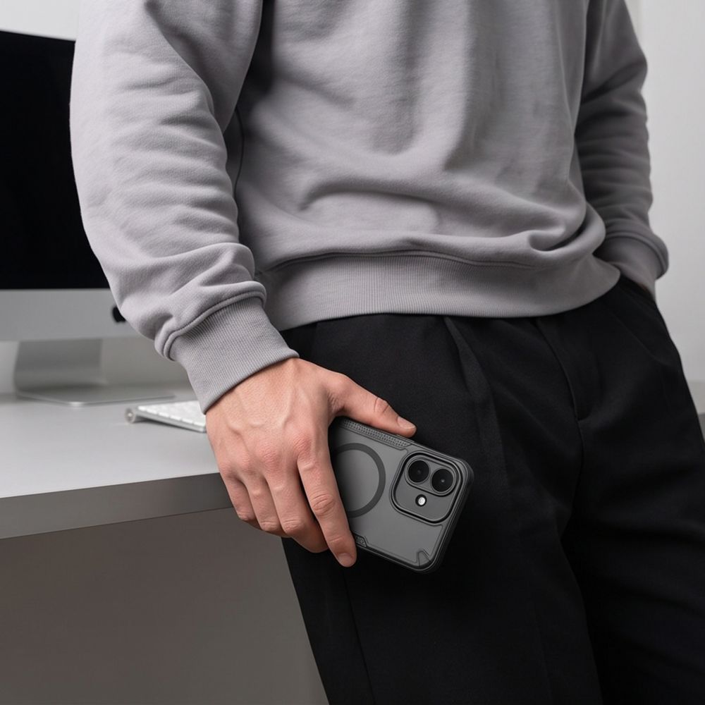 Tech-Protect Rugged Shield MagSafe Case for Xiaomi Redmi Note 17 Pro 5G - Matte Black_5