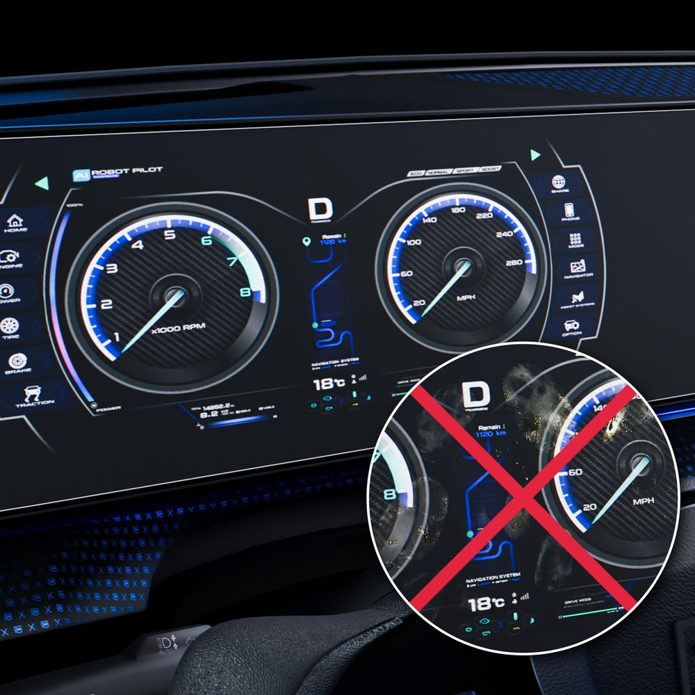 3mk TechWrap Matte Cluster™ dashboard screen protector for Renault Austral Iconic 2025_3