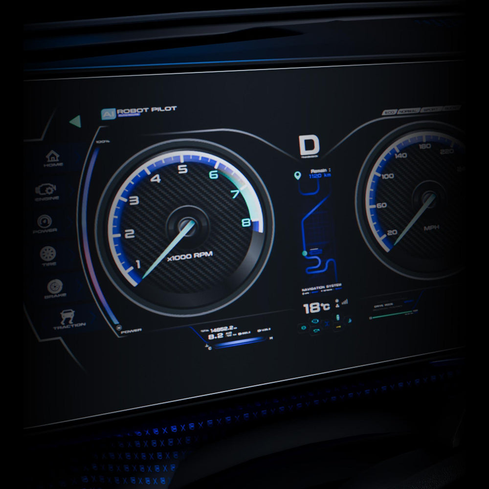3mk TechWrap Matte Cluster™ dashboard screen protector for Renault Austral Iconic 2025_7