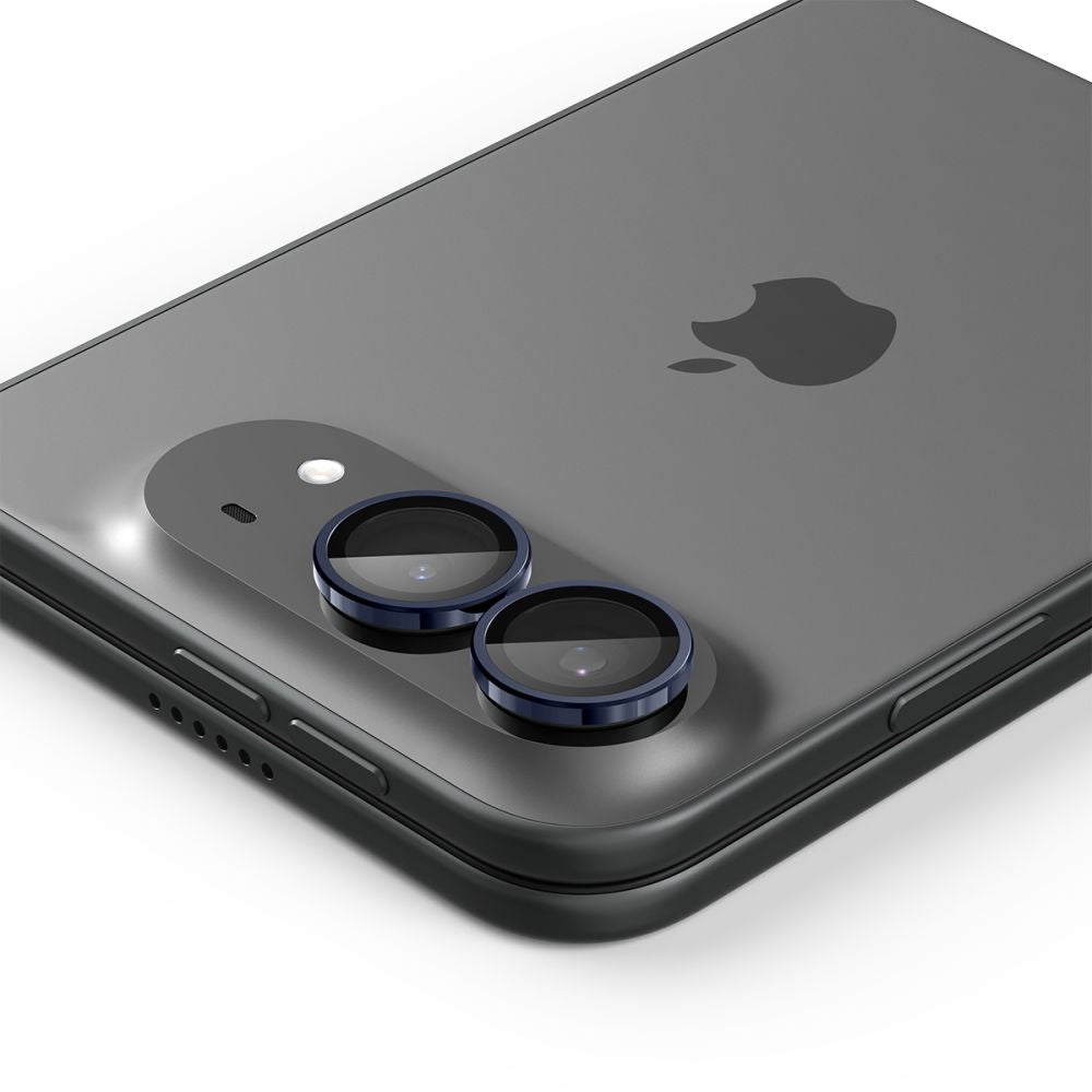 Spigen Optik Pro Glas.tR EZ Fit 2-Pack Tempered Glass Camera Screen Protector for iPhone Duo - Navy Blue_3