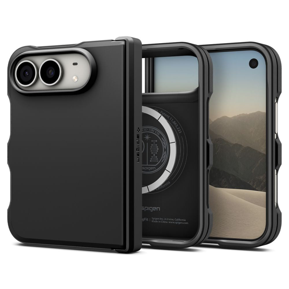 Hard Case Spigen Tough Armor Pro with MagSafe for Apple iPhone Duo, Black ACS11690_0