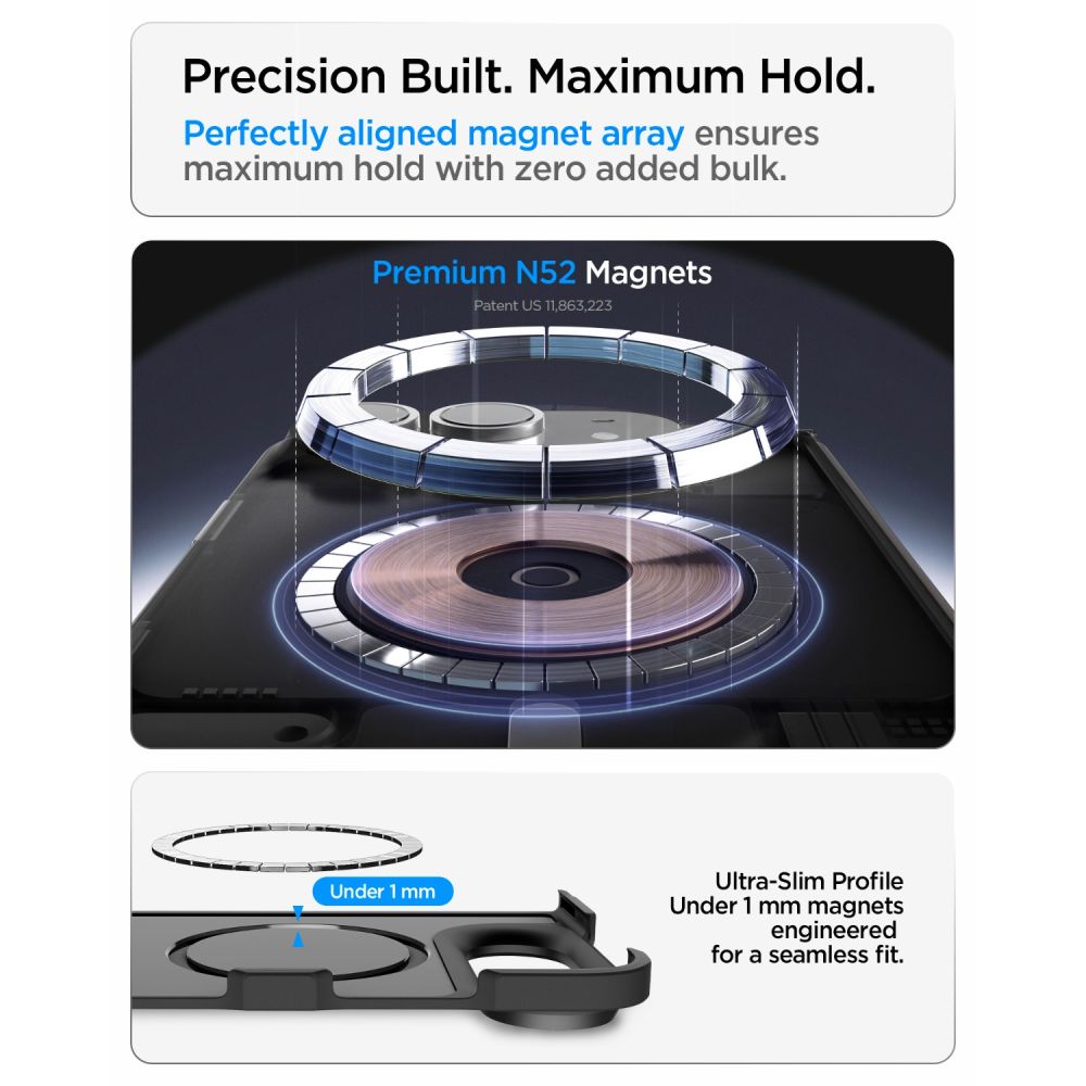 Hard Case Spigen Tough Armor Pro with MagSafe for Apple iPhone Duo, Black ACS11690_10
