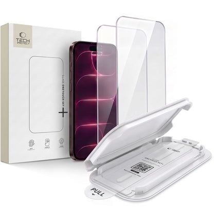 Tech-Protect OneTouch Set+ 2-Pack Tempered Glass for iPhone 18 Pro / 17 Pro_0