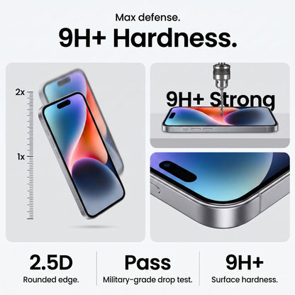 Tech-Protect OneTouch Set+ 2-Pack Tempered Glass for iPhone 18 Pro / 17 Pro_9