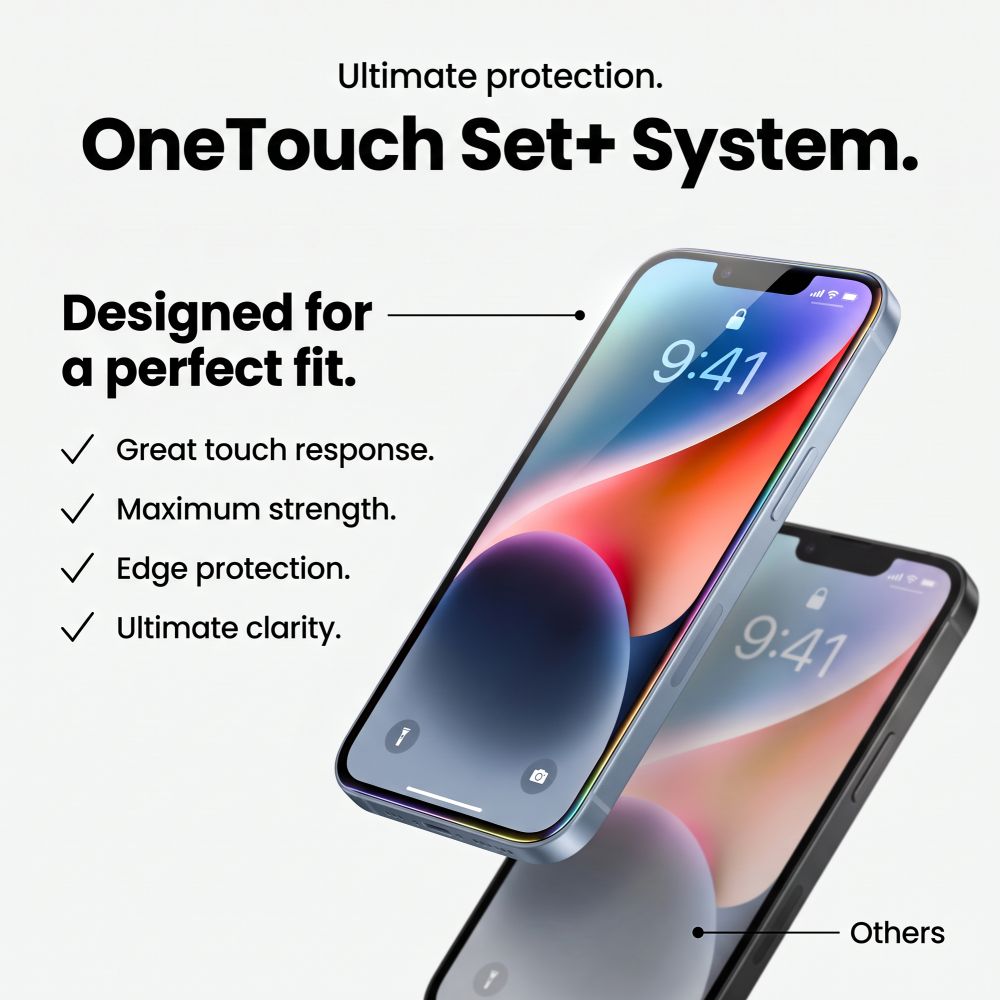Tech-Protect OneTouch Set+ 2-Pack Tempered Glass for iPhone 18 Pro Max / 17 Pro Max_6