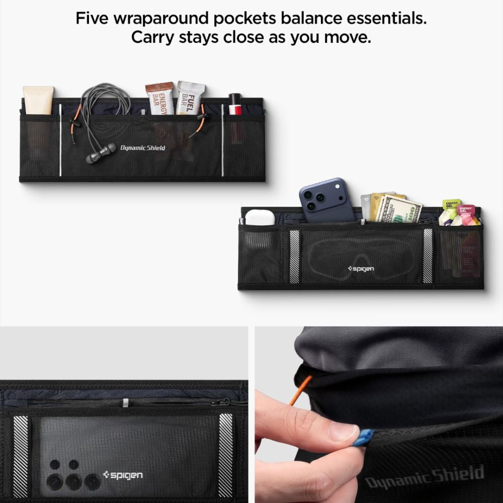 Spigen A712 Dynamic Shield L Running Bag - Black_9