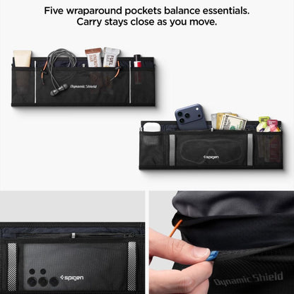 Spigen A712 Dynamic Shield M Running Bag - Black_8