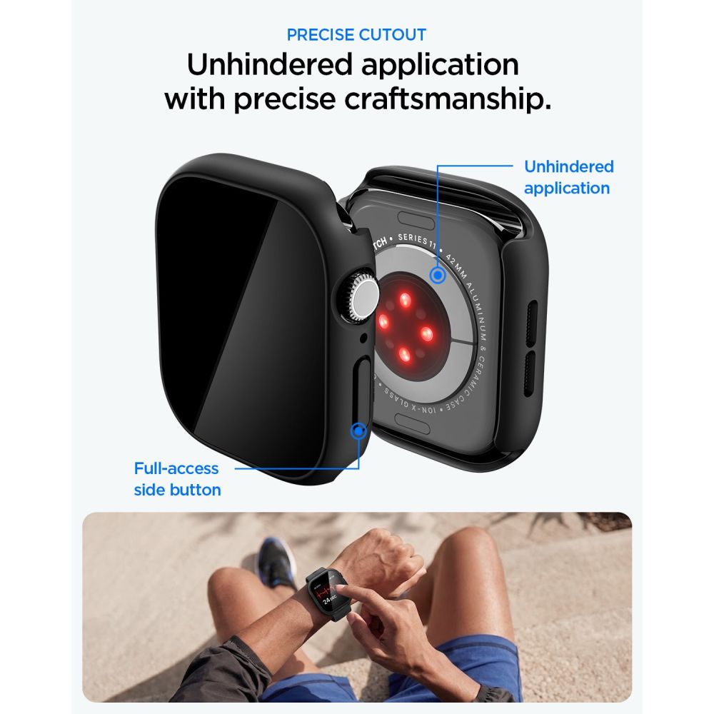 Spigen Thin Fit 360 Case Spigen Thin Fit 360 Case for Apple Watch 42mm - Black_6
