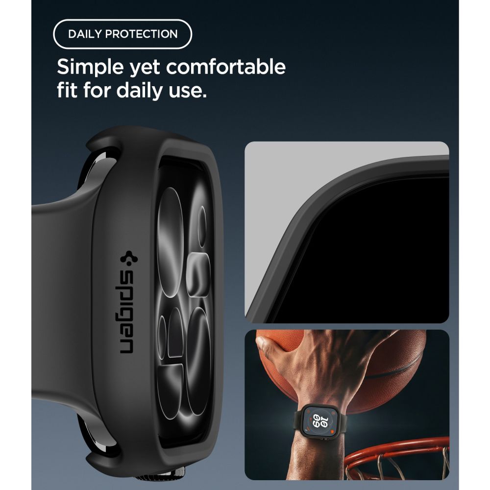 Spigen Thin Fit Case for Apple Watch 46mm - Black_6