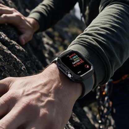 Spigen Rugged Armor Case for Apple Watch 42mm - Matte Black_3