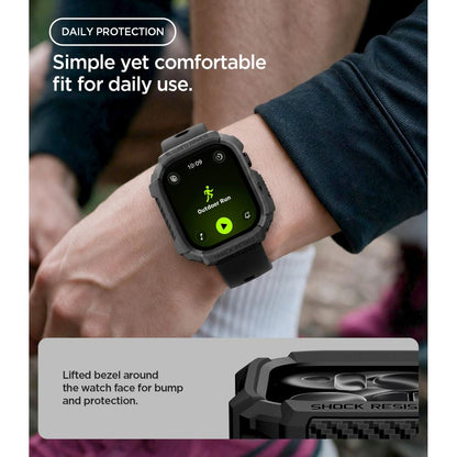 Spigen Rugged Armor Case for Apple Watch 42mm - Matte Black_6