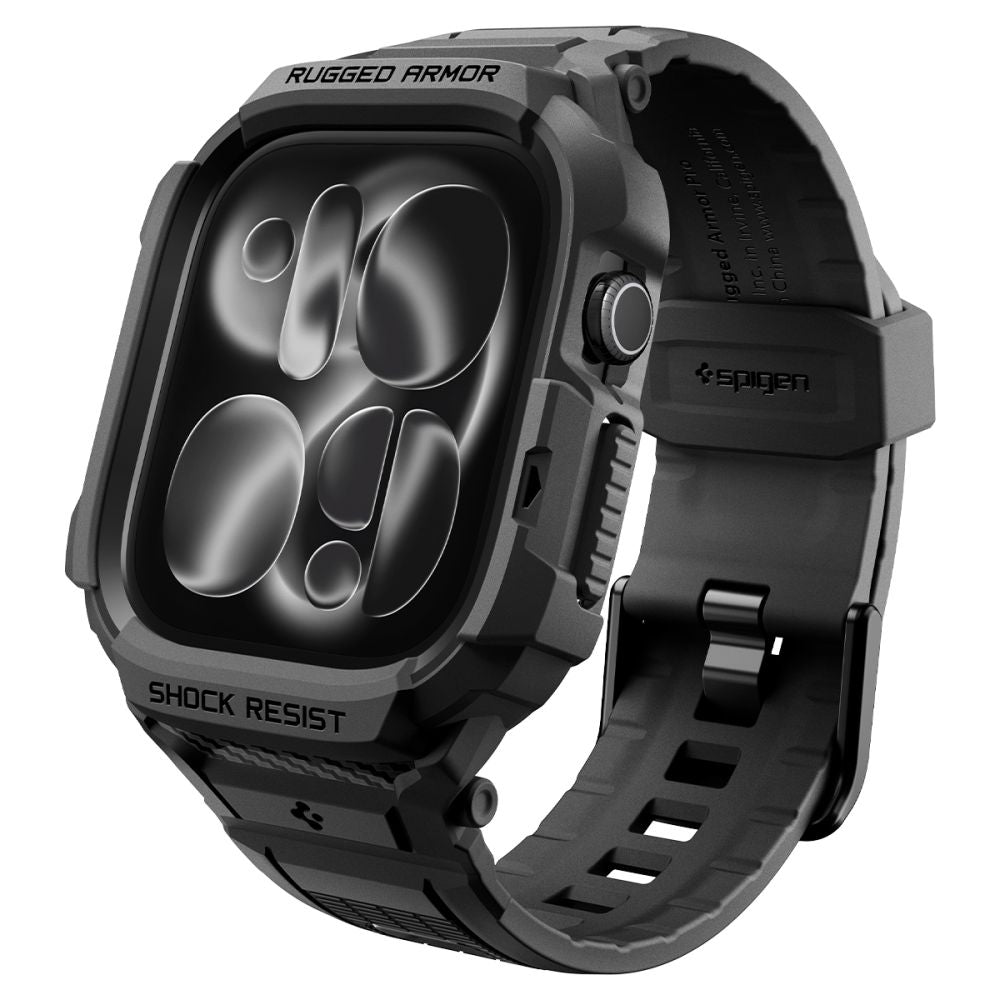Spigen Rugged Armor Pro Apple Watch 42mm Strap - Matte Black_0
