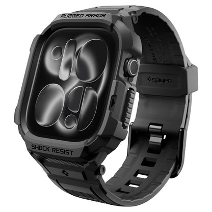 Spigen Rugged Armor Pro Apple Watch 42mm Strap - Matte Black_0