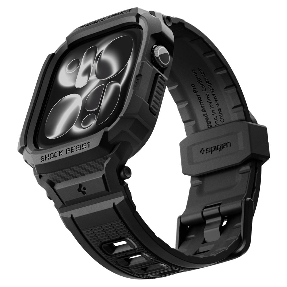 Spigen Rugged Armor Pro Apple Watch 42mm Strap - Matte Black_2