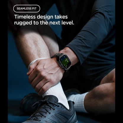 Spigen Rugged Armor Pro Apple Watch 42mm Strap - Matte Black_4