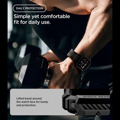 Spigen Rugged Armor Pro Apple Watch 42mm Strap - Matte Black_8