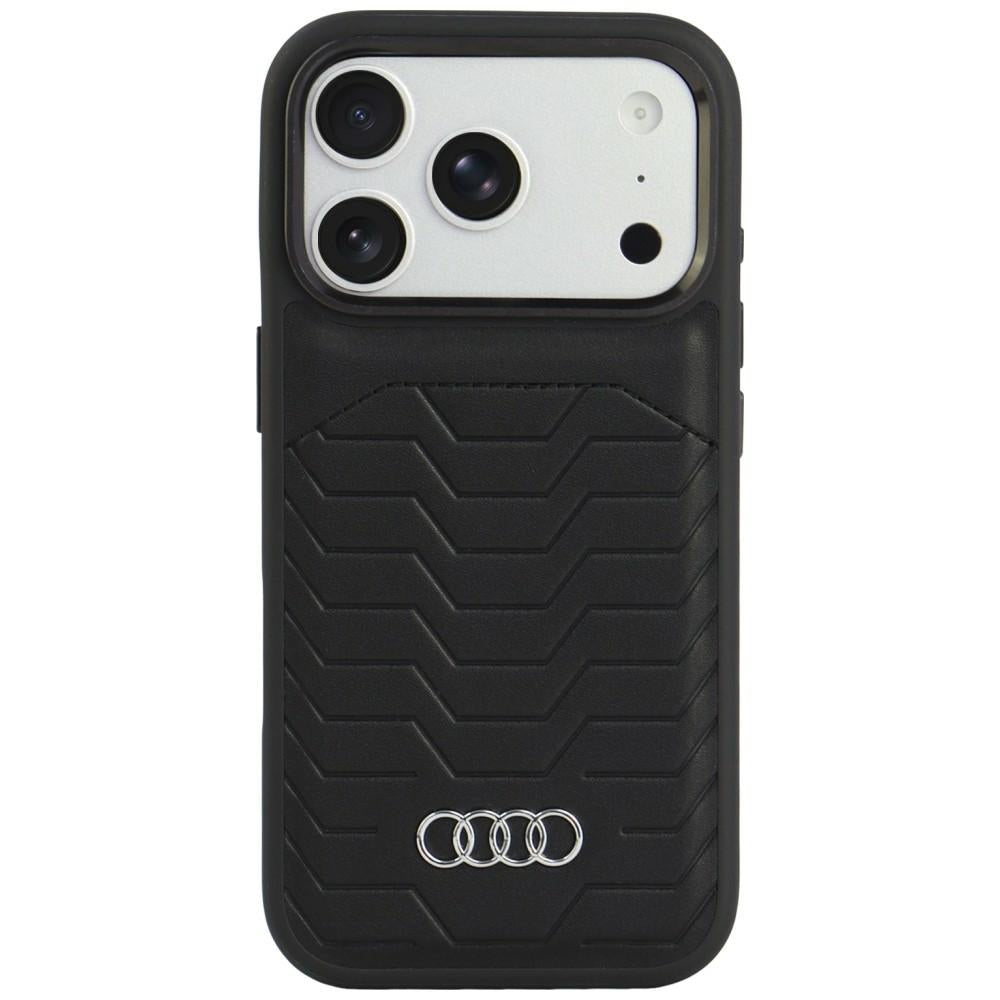 Audi GT Synthetic Leather MagSafe Case for iPhone 18 Pro / 17 Pro - Black_0