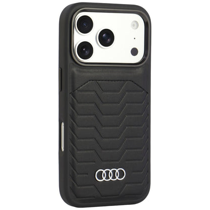 Audi GT Synthetic Leather MagSafe Case for iPhone 18 Pro / 17 Pro - Black_1