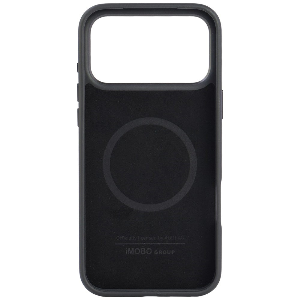 Audi GT Synthetic Leather MagSafe Case for iPhone 18 Pro Max / 17 Pro Max - Black_3
