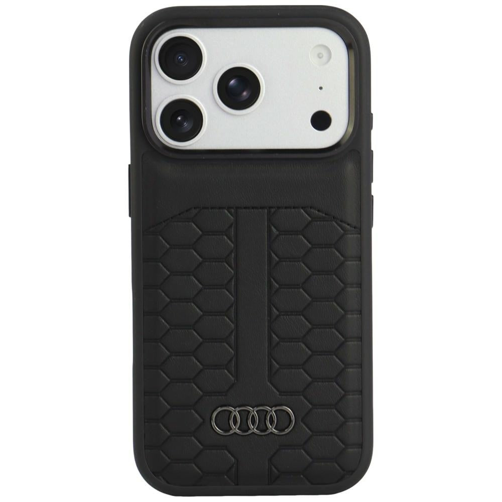 Audi Leather Case MagSafe for iPhone 18 Pro / 17 Pro - Black_0