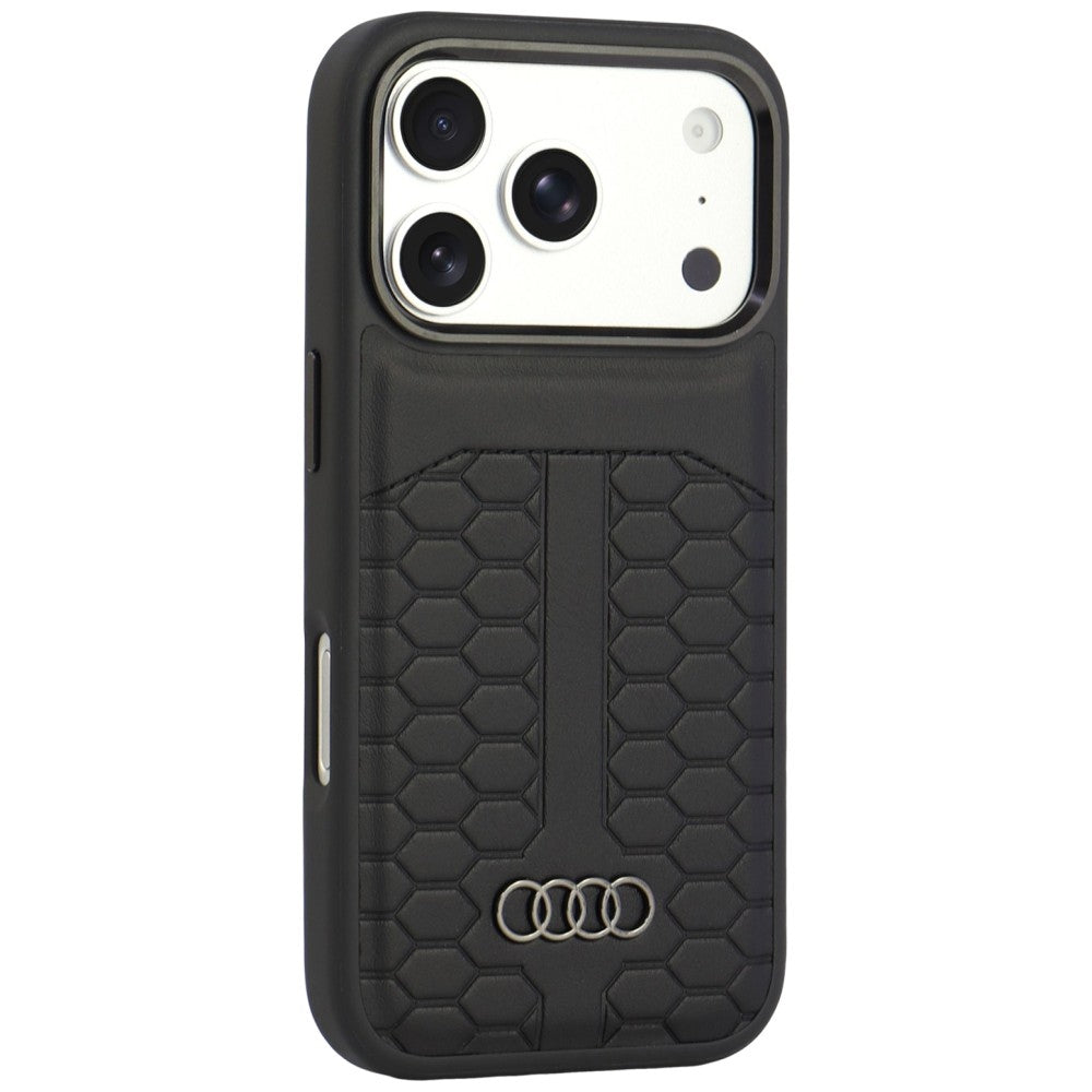 Audi Leather Case MagSafe for iPhone 18 Pro / 17 Pro - Black_1