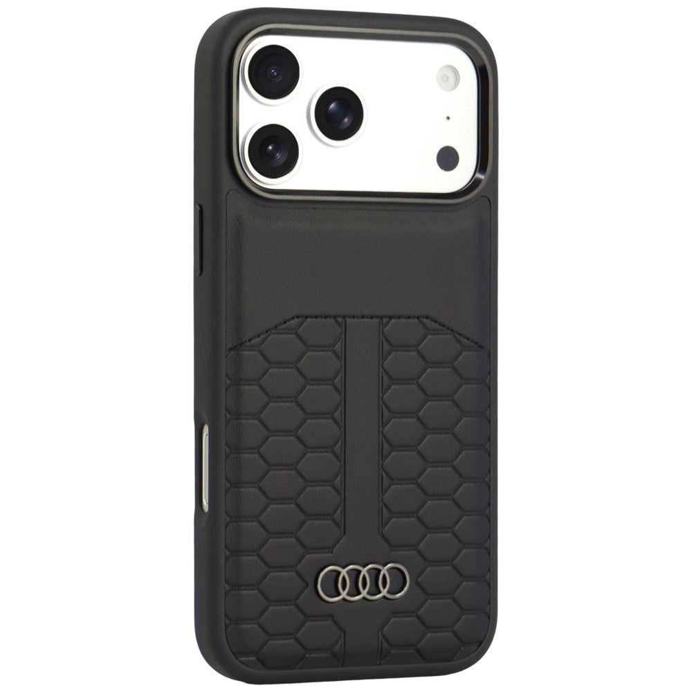 Audi Leather Case MagSafe for iPhone 18 Pro Max / 17 Pro Max - Black_1