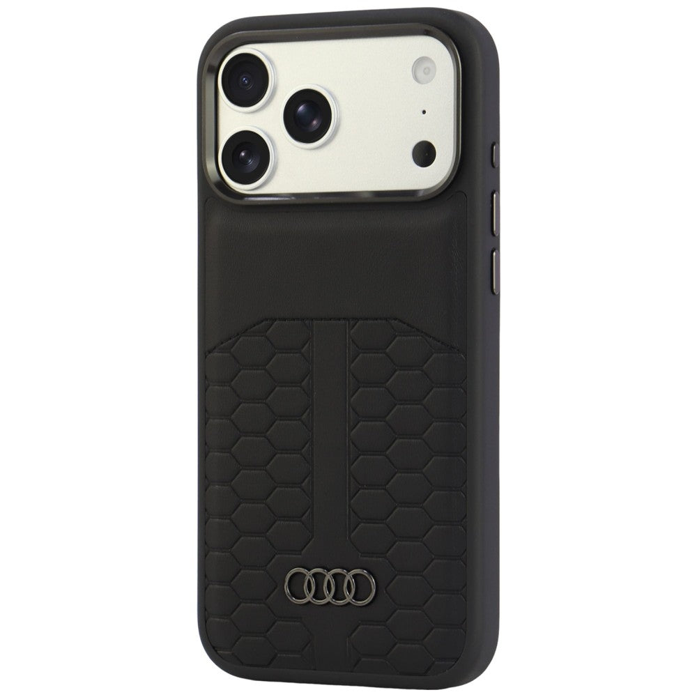 Audi Leather Case MagSafe for iPhone 18 Pro Max / 17 Pro Max - Black_2
